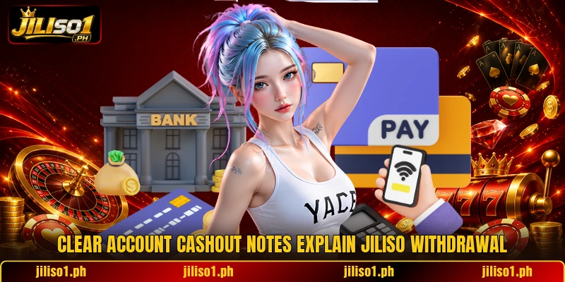 Clear account cashout notes explain JILISO withdrawal Clear account cashout notes explain JILISO withdrawal
