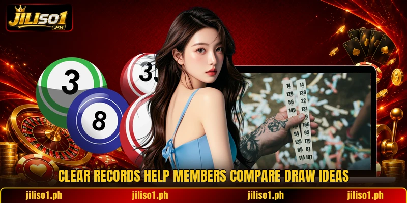 Clear records help members compare draw ideas