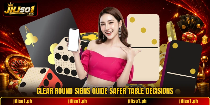 Clear round signs guide safer table decisions Clear round signs guide safer table decisions