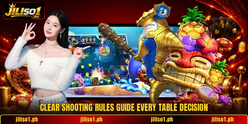 Clear shooting rules guide every table decision Clear shooting rules guide every table decision