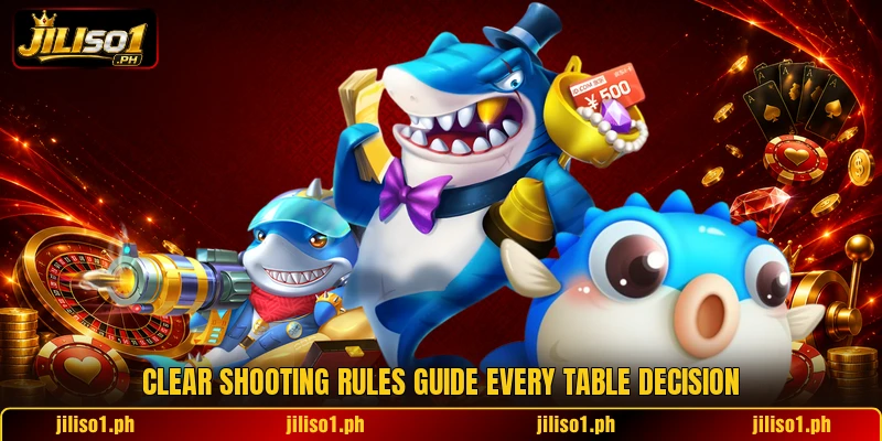 Clear shooting rules guide every table decision