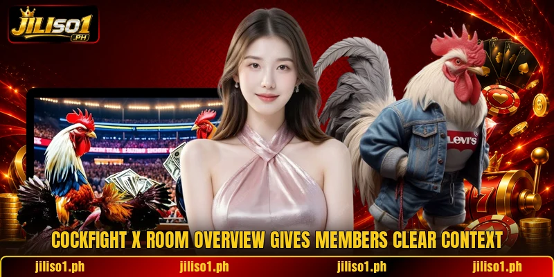 Cockfight x room overview gives members clear context Cockfight x room overview gives members clear context
