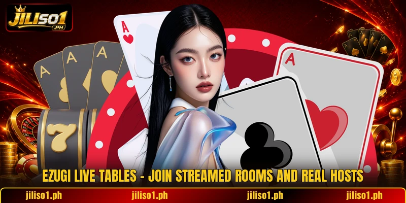 Ezugi Live Tables - Join Streamed Rooms And Real Hosts