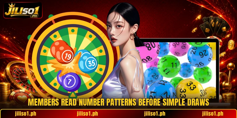 Members read number patterns before simple draws