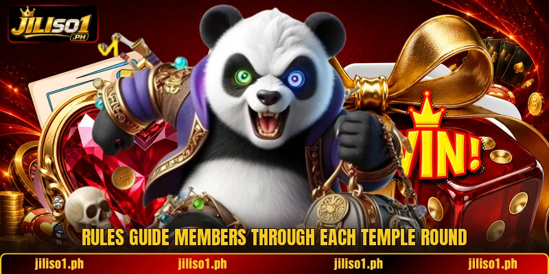 Rules guide members through each temple round